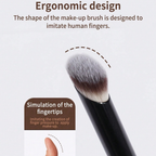MAANGE Professional Makeup Brush Set Black