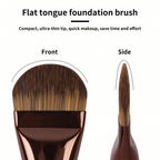 MAANGE Professional Makeup Brush Set Rust Brown