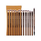 MAANGE Professional Makeup Brush Set With Brown Bag