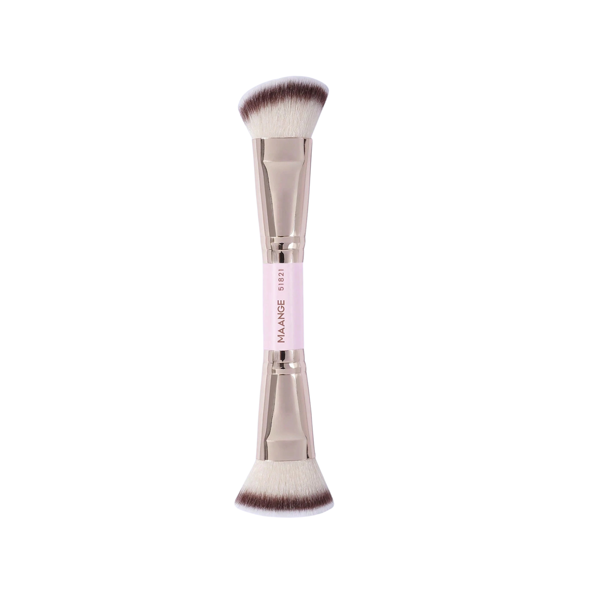 MAANGE Soft Professional Dual Ended Foundation Brush Pink