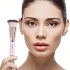 MAANGE Soft Professional Dual Ended Foundation Brush Pink