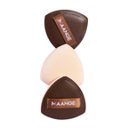 MAANGE Triangle Air Cushion Powder Puffs Coffee Brown