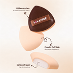MAANGE Triangle Air Cushion Powder Puffs Coffee Brown