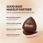 MAANGE Triangle Air Cushion Powder Puffs Coffee Brown