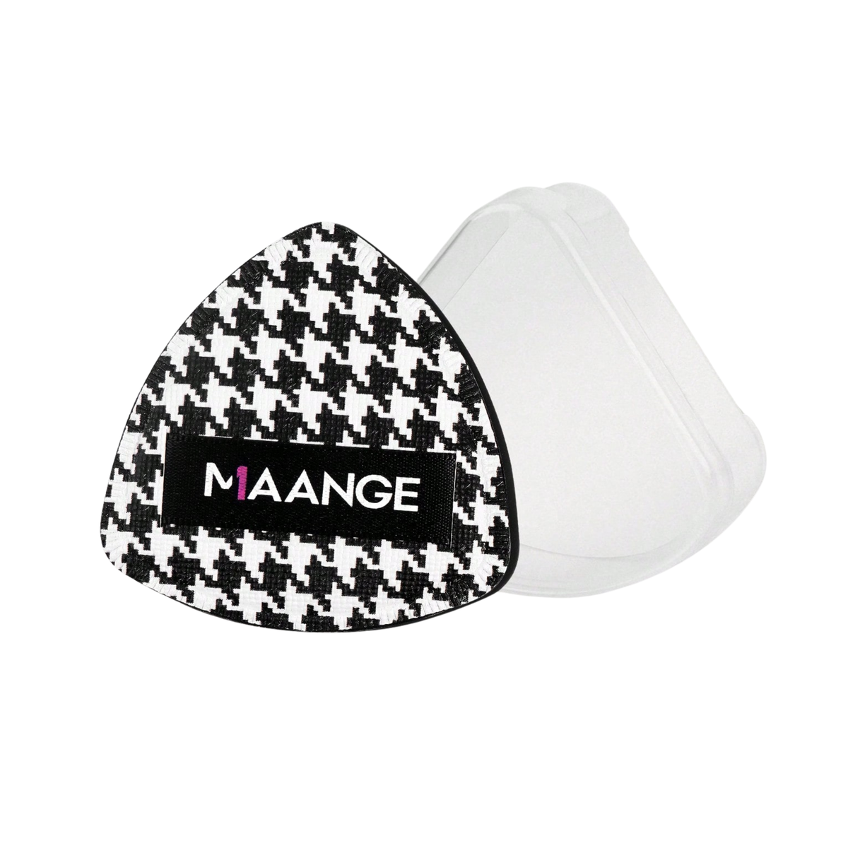 MAANGE Triangle Makeup Sponge With Storage Box Black & White
