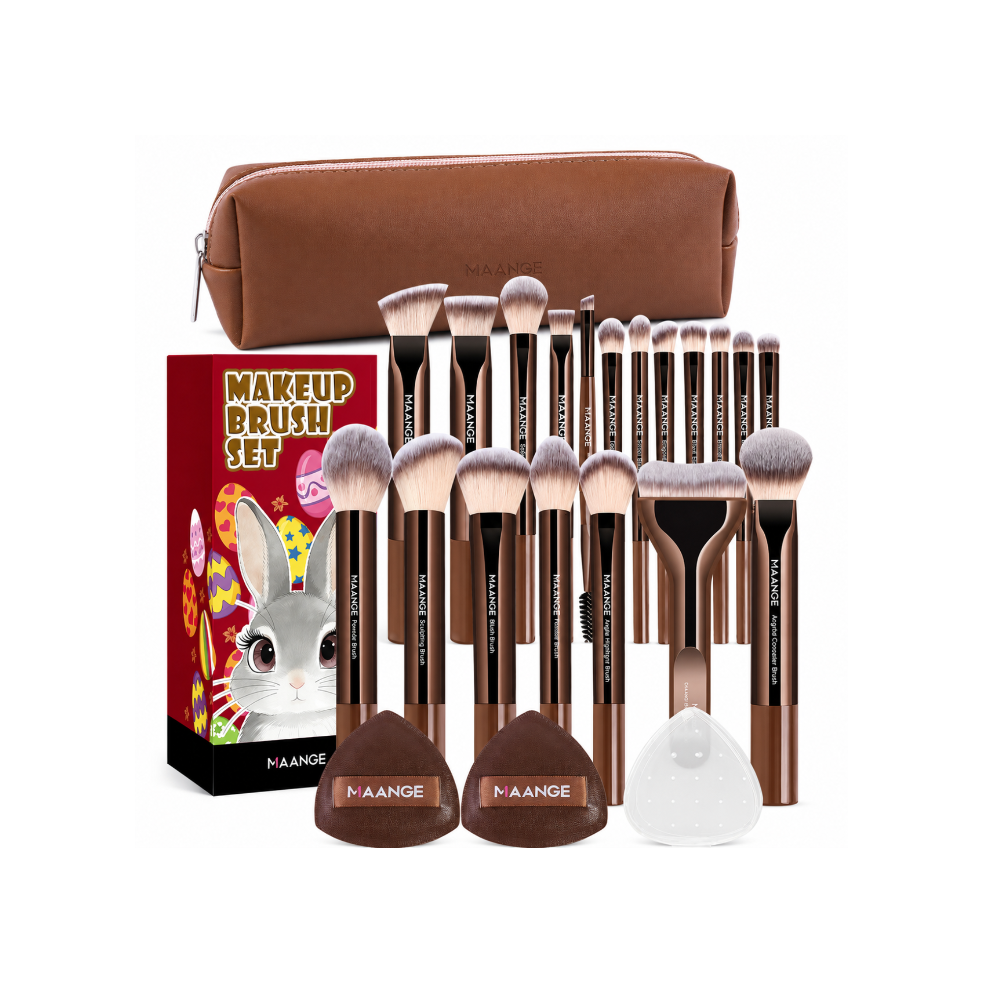 MAANGE Makeup Brush Set With Bag