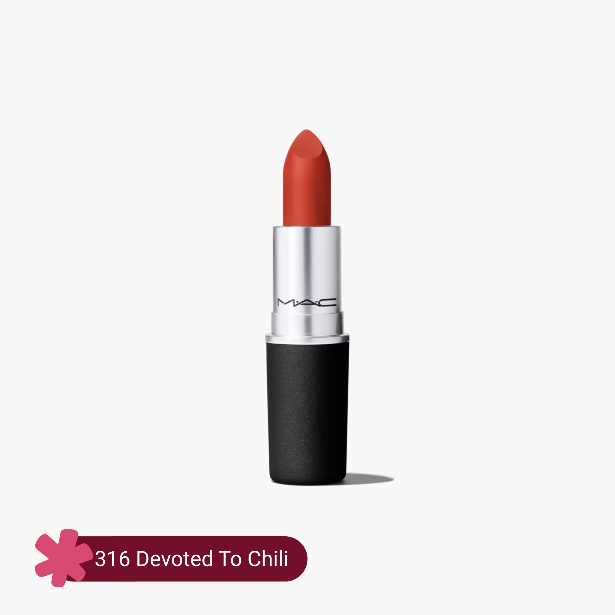 MAC Powder Kiss Lipstick 316 Devoted To Chili 3gm