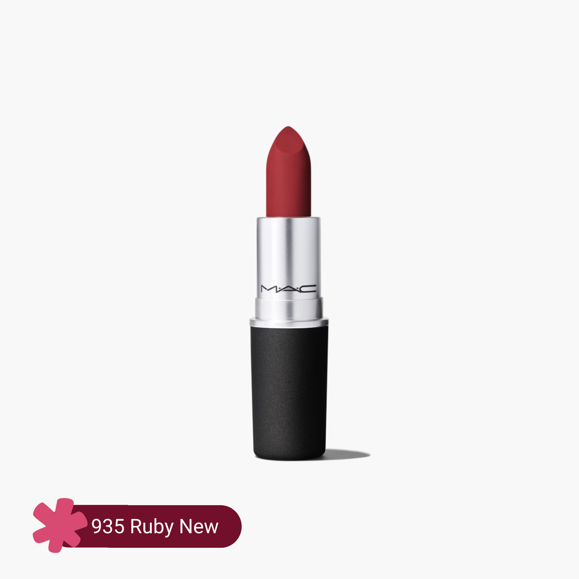 MAC Powder Kiss Lipstick 935 Ruby New 3gm