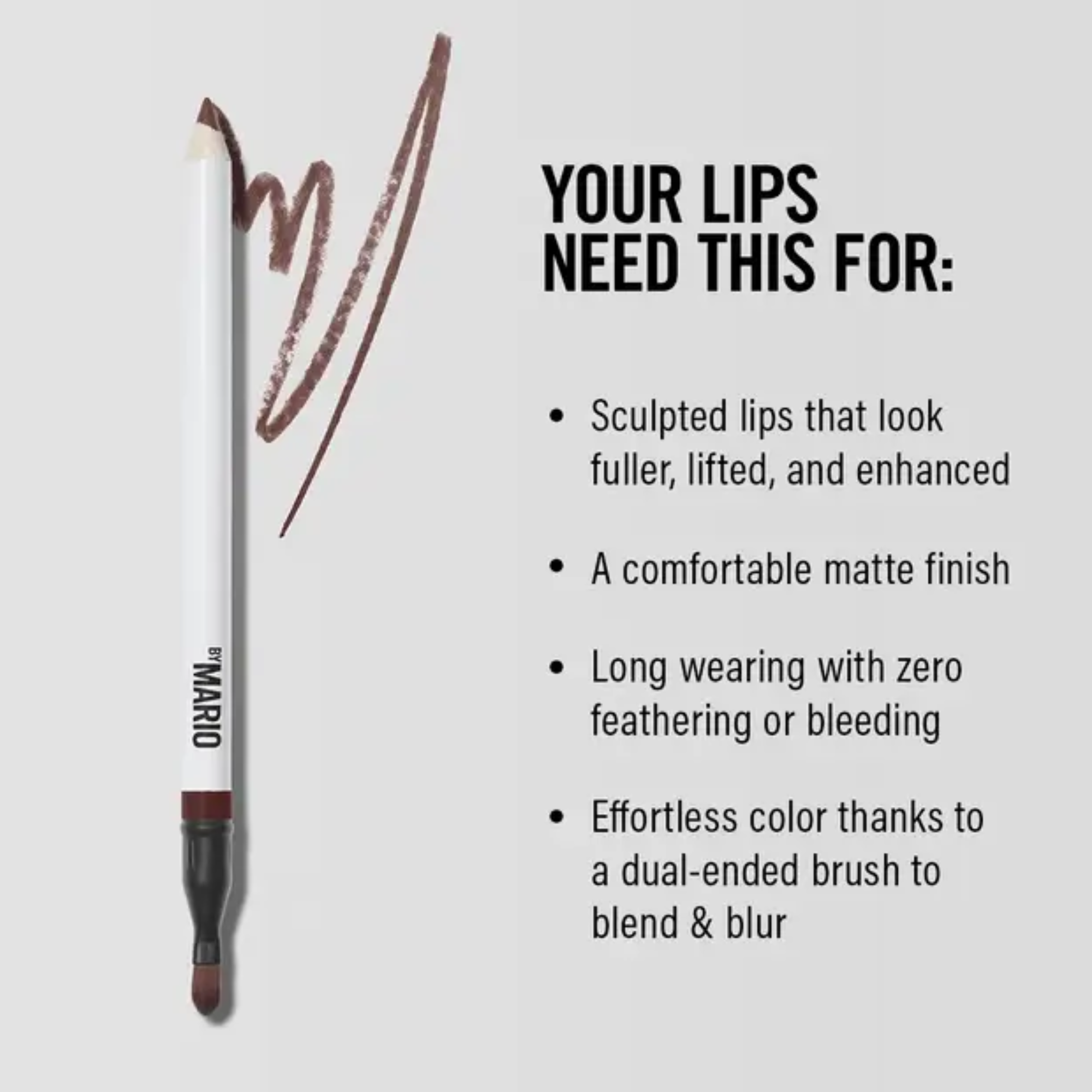 Makeup By Mario Ultra Suede Sculpting Lip Pencil 0.9gm