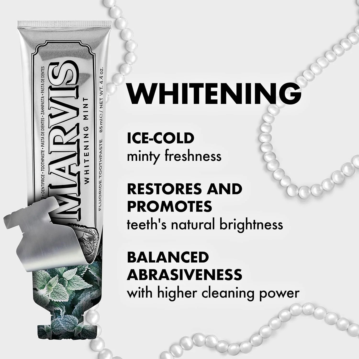 Marvins Whitening Mint Toothpaste 85ml