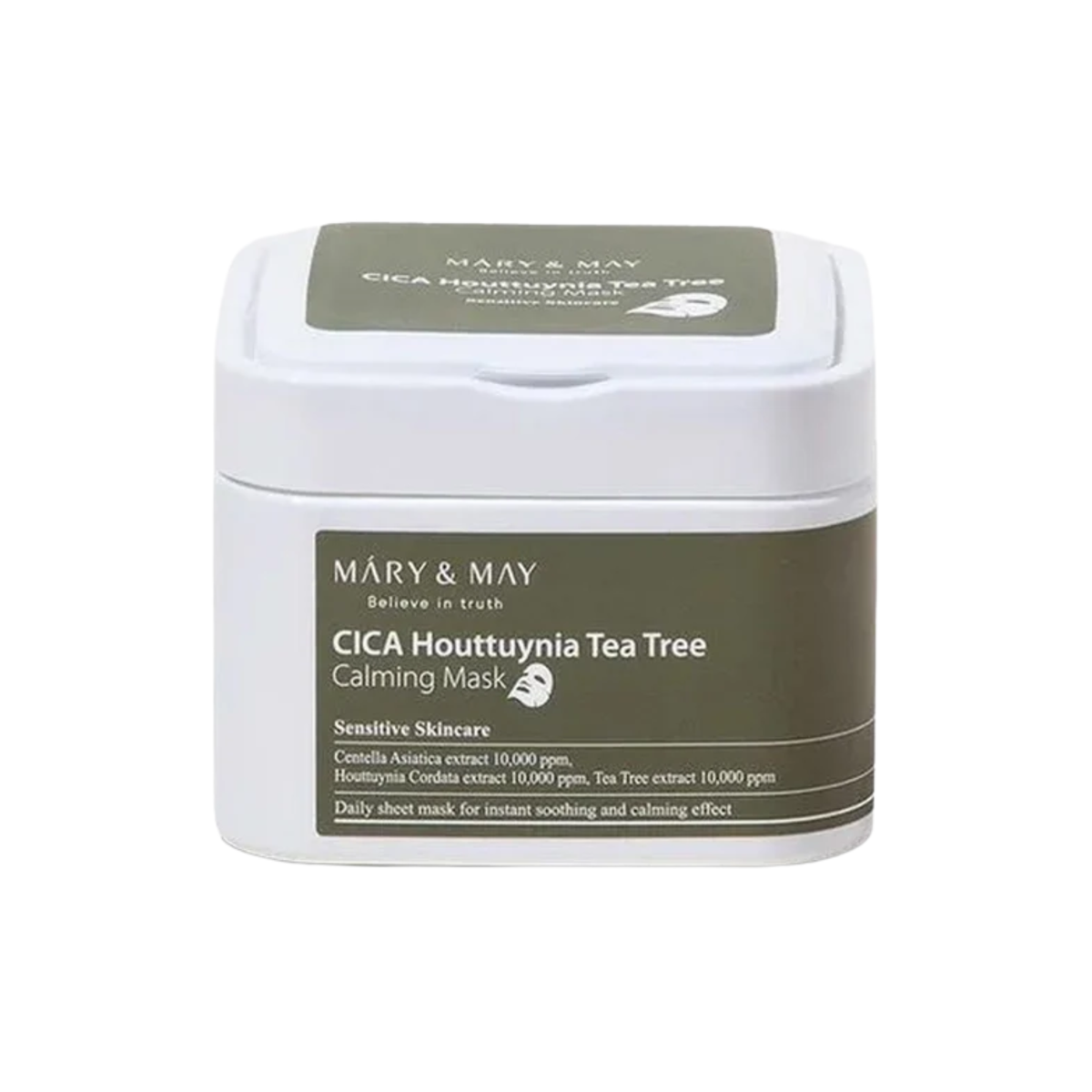 Mary&May CICA Houttuynia Tea Tree Calming Mask 70 Pieces