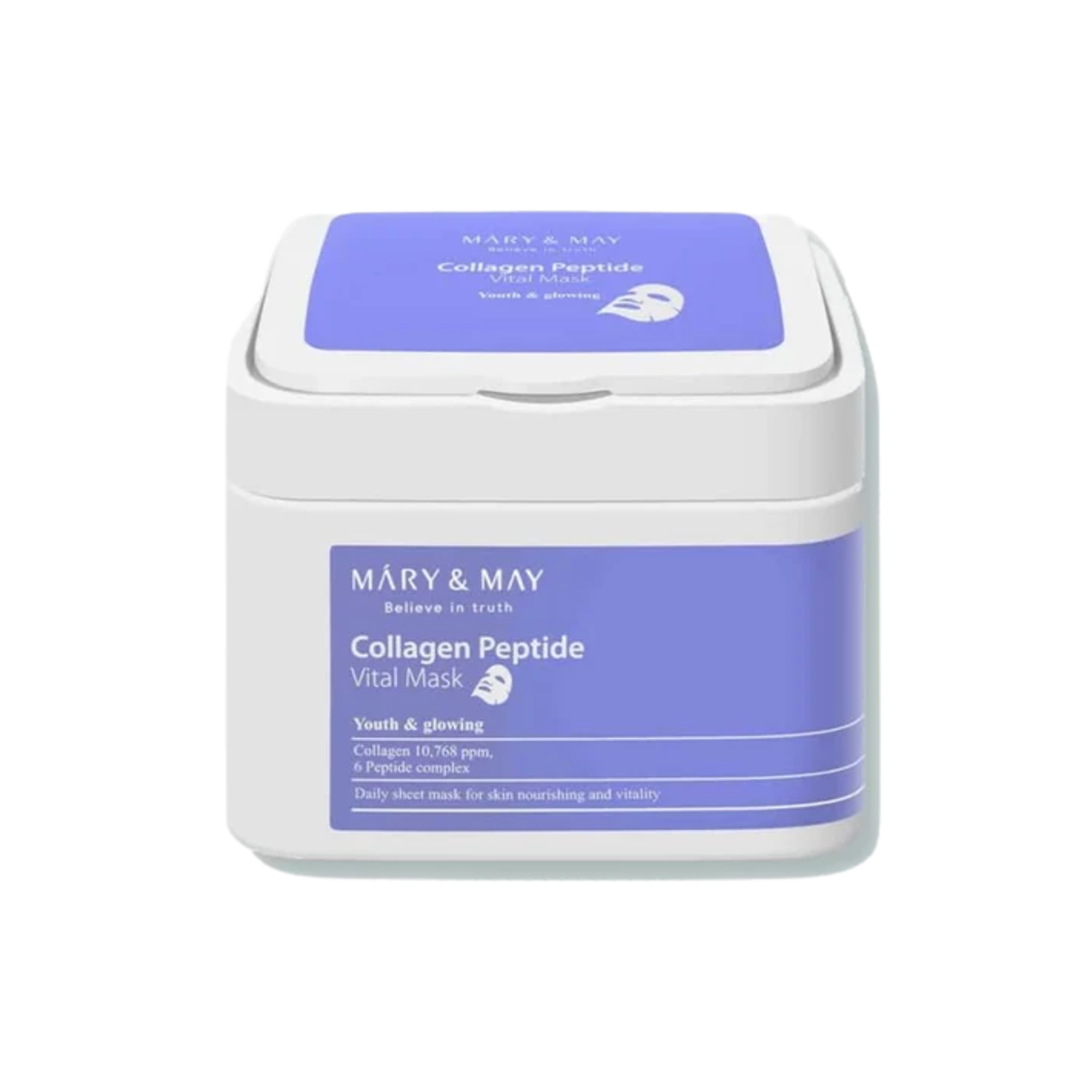 Mary&May Collagen Peptide Vital Mask 30 Pieces