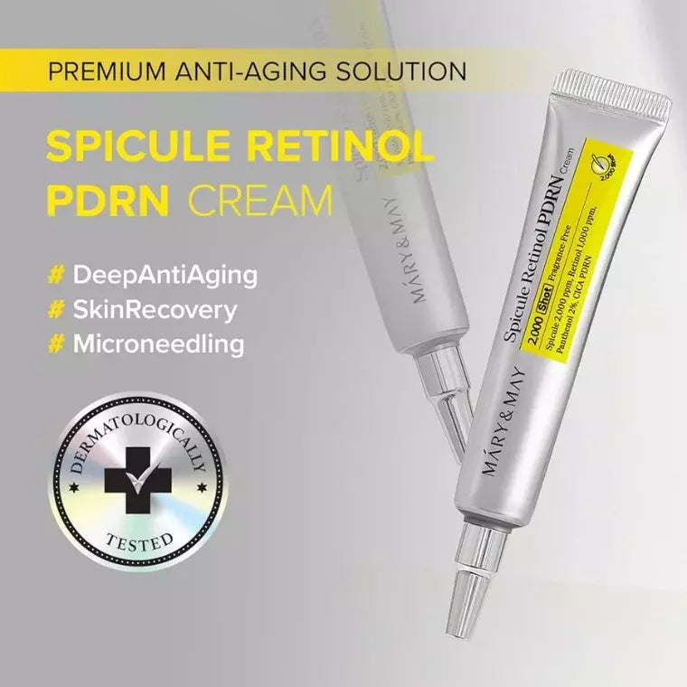 Mary&May Spicule Retinol PDRN Cream 15gm ingredients