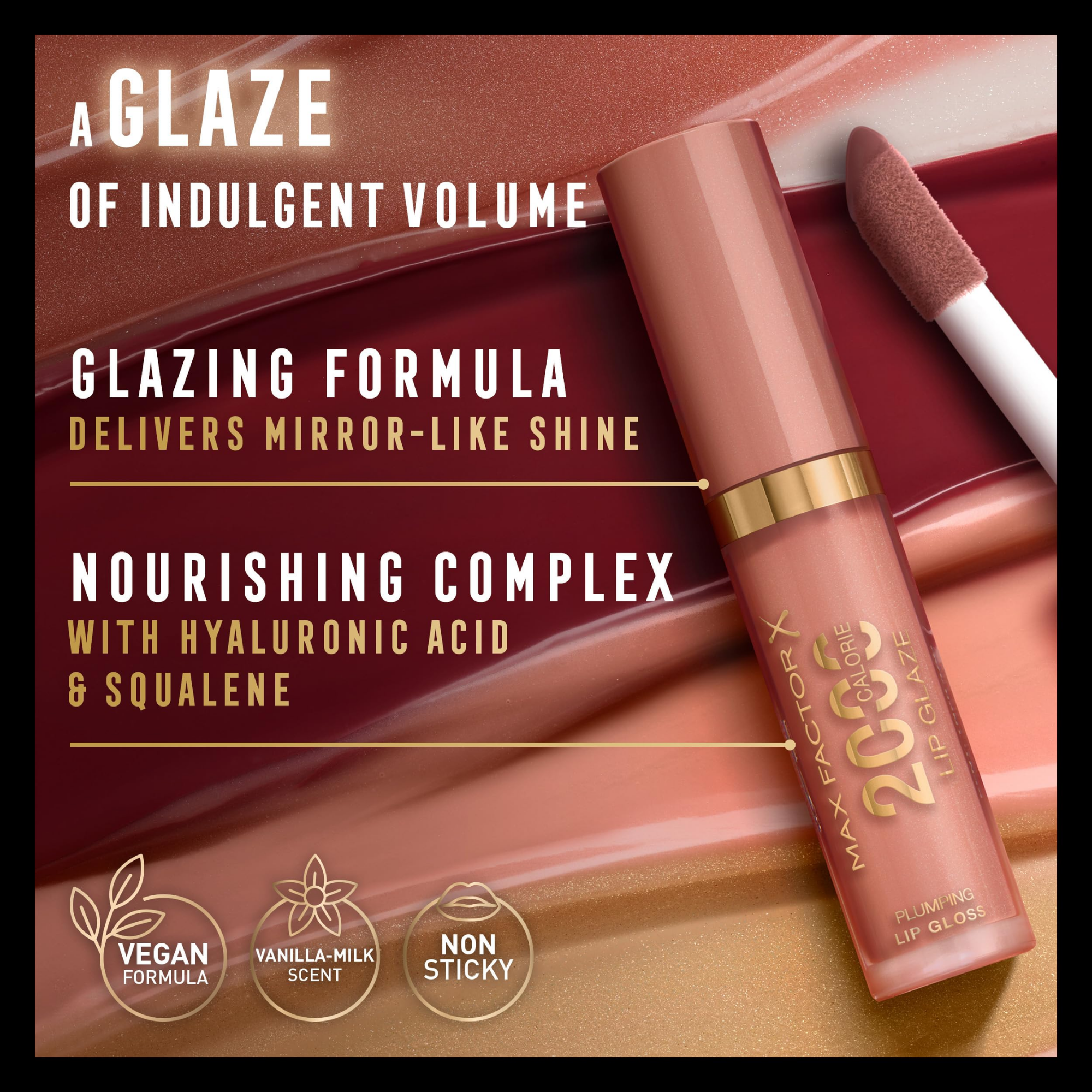 Max Factor 2000 Calorie Lip Glaze Plumping Lip Gloss 4.4ml - 110 Fire Sparks