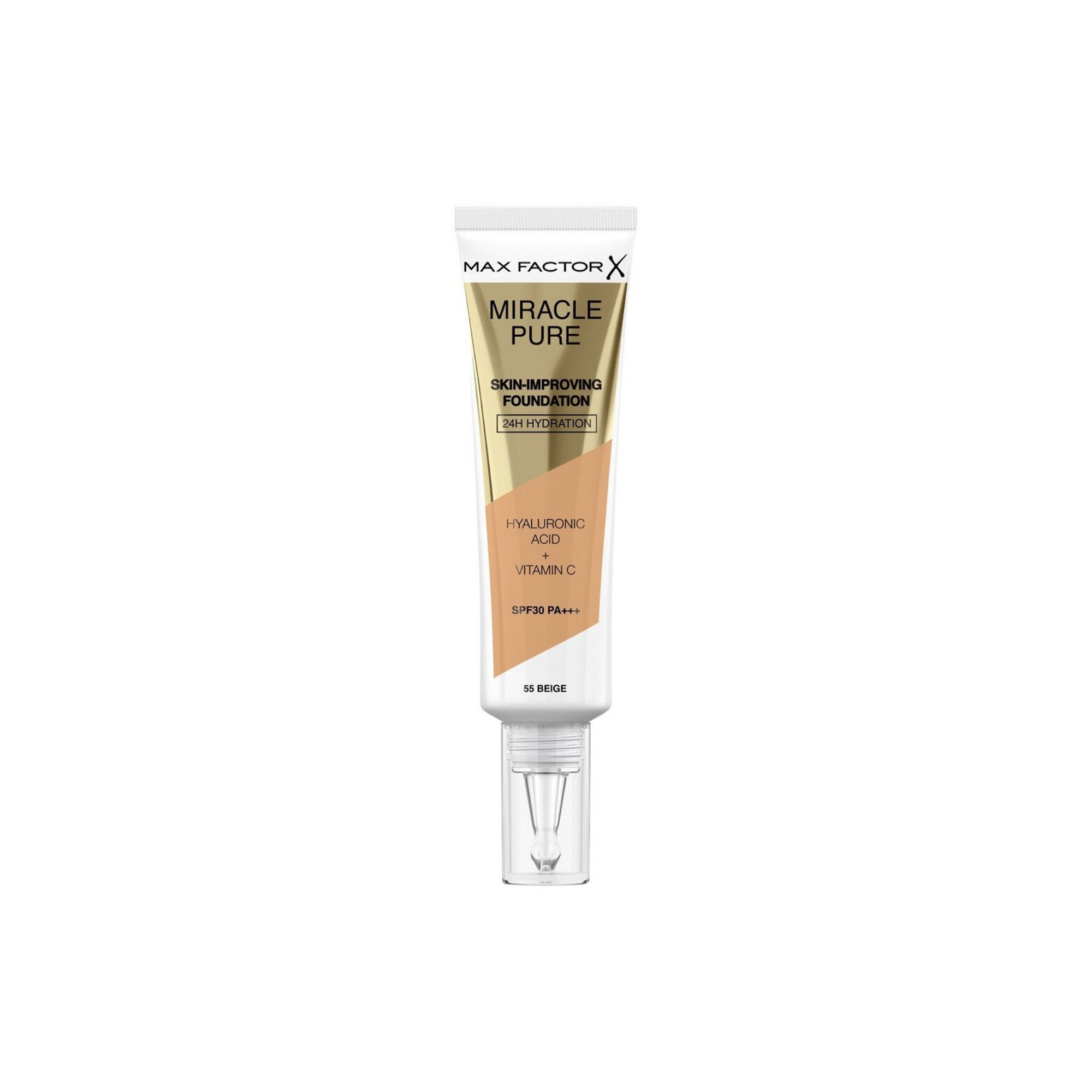 Max Factor Miracle Pure Skin Improving Foundation 24H Hydration SPF 30 PA+++ 30ml - 30 Porcelain