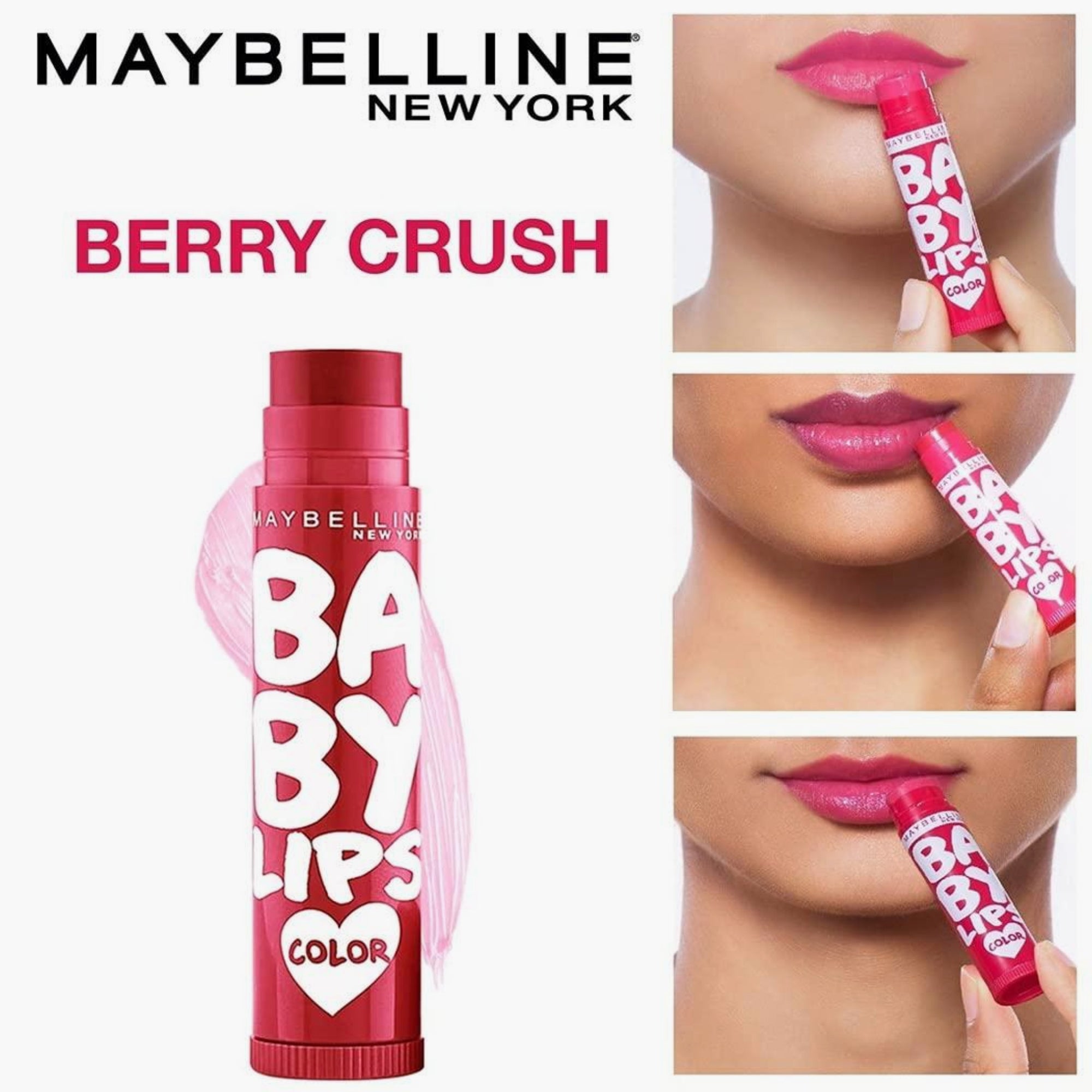 Maybelline Baby Lips Love Color Lip Balm SPF20 Berry Crush 4gm
