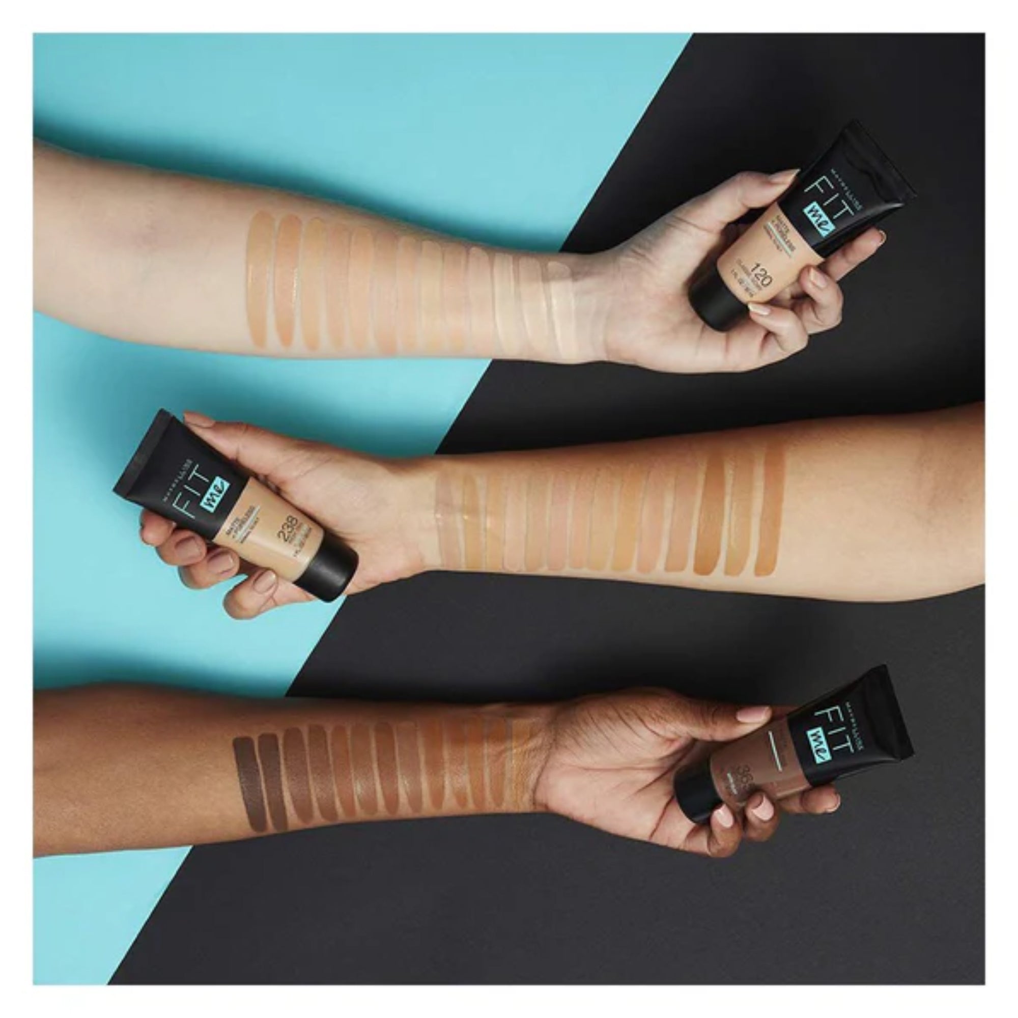 Maybelline Fit Me Matte+Poreless 16H Oil Control Foundation SPF 22 PA++ 120 18ml