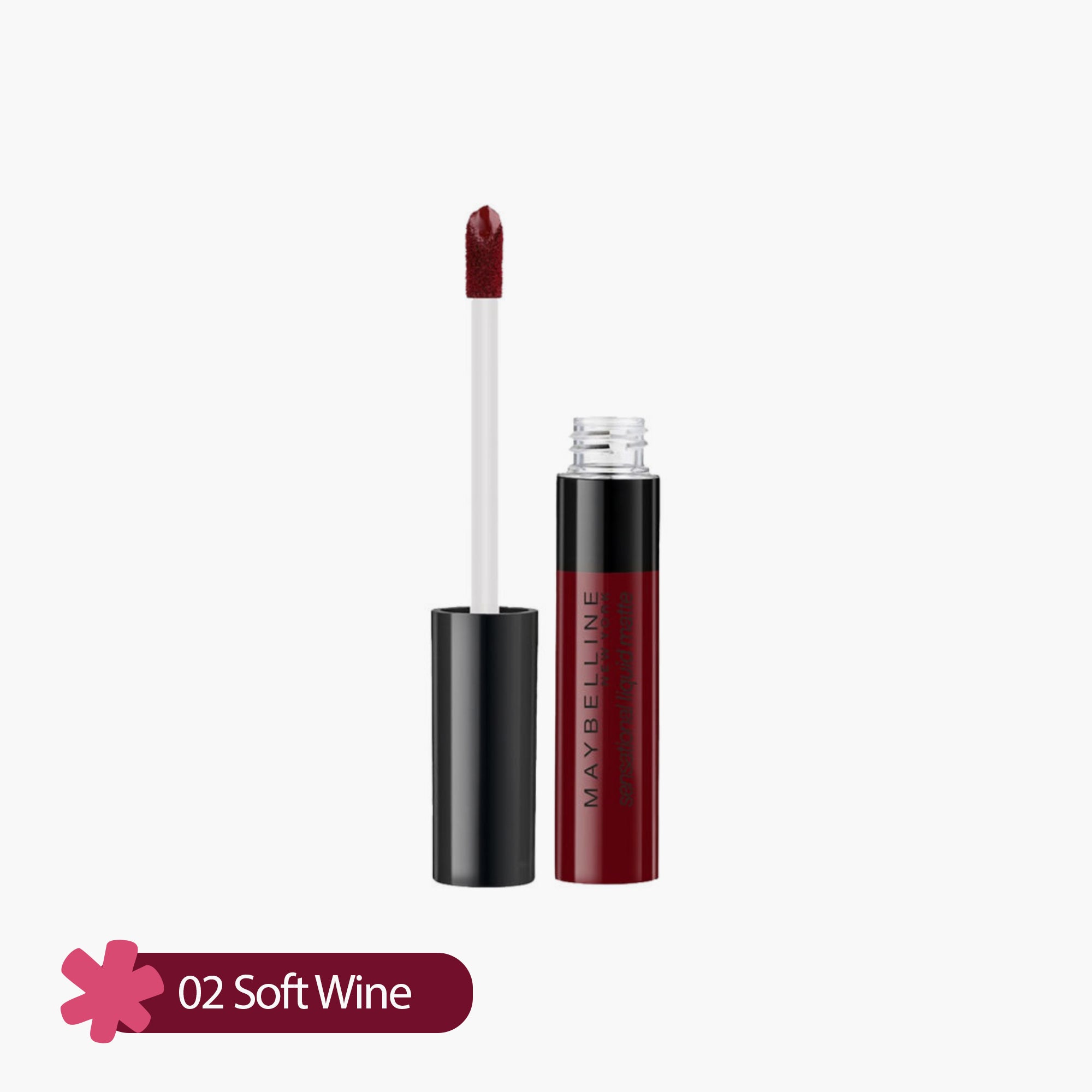 Maybelline Sensational Liquid Matte Lipstick 7ml 02 soft wine