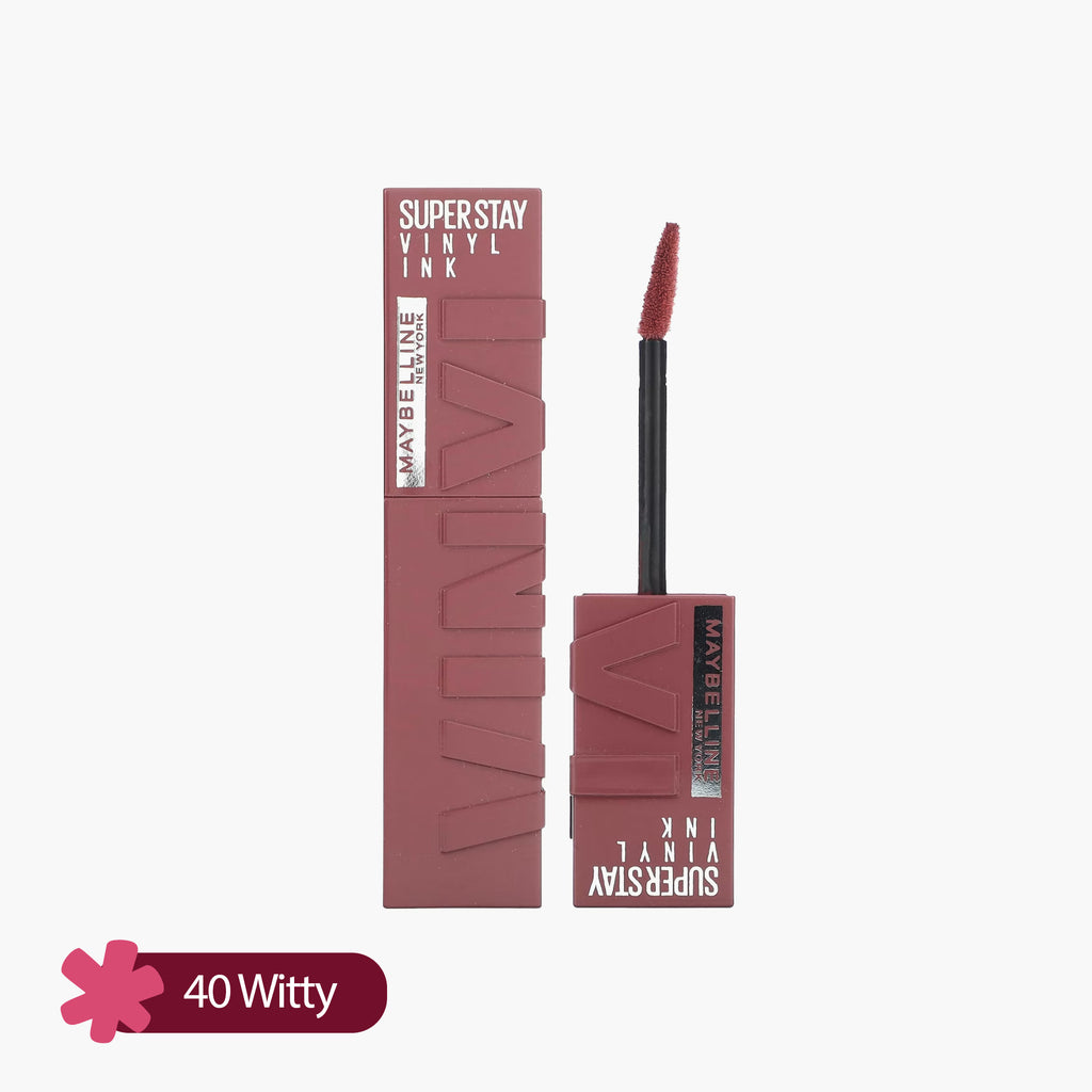 Maybelline Super Stay Vinyl Ink Liquid Lipstick 40 witty 4.2ml - TheSkinFit