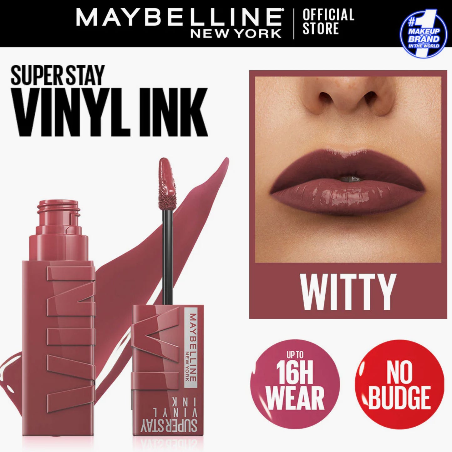 Maybelline Super Stay Vinyl Ink Liquid Lipstick 40 Witty 4.2ml