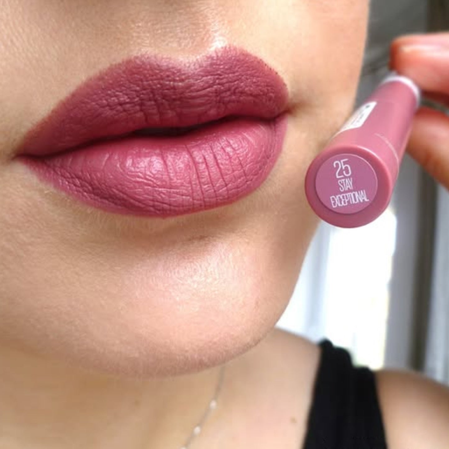 Maybelline Super Stay  Ink Crayon Matte Longwear Lipstick 25 Stay Exceptional 1 Piece