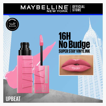 Maybelline Super Stay Vinyl Ink Liquid Lipstick 155 Upbeat 4.2ml