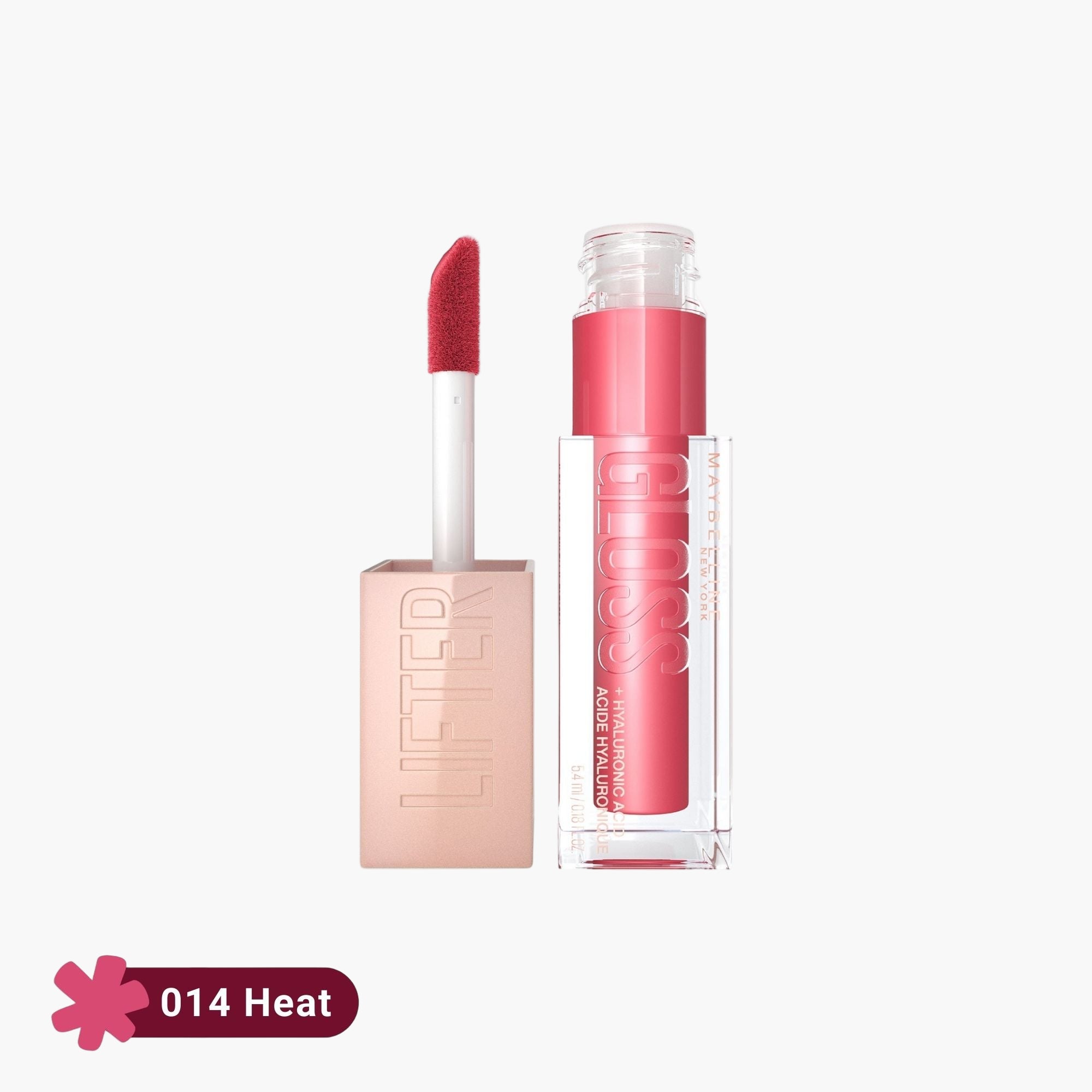 Maybelline Lifter Gloss With Hyaluronic Acid 5.4ml 014 Heat