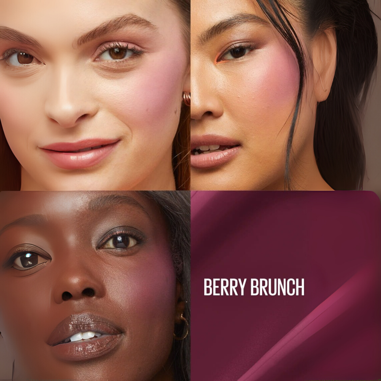 Maybelline SunKisser Matte Liquid Blush 33 Berry Brunch 4.7ml