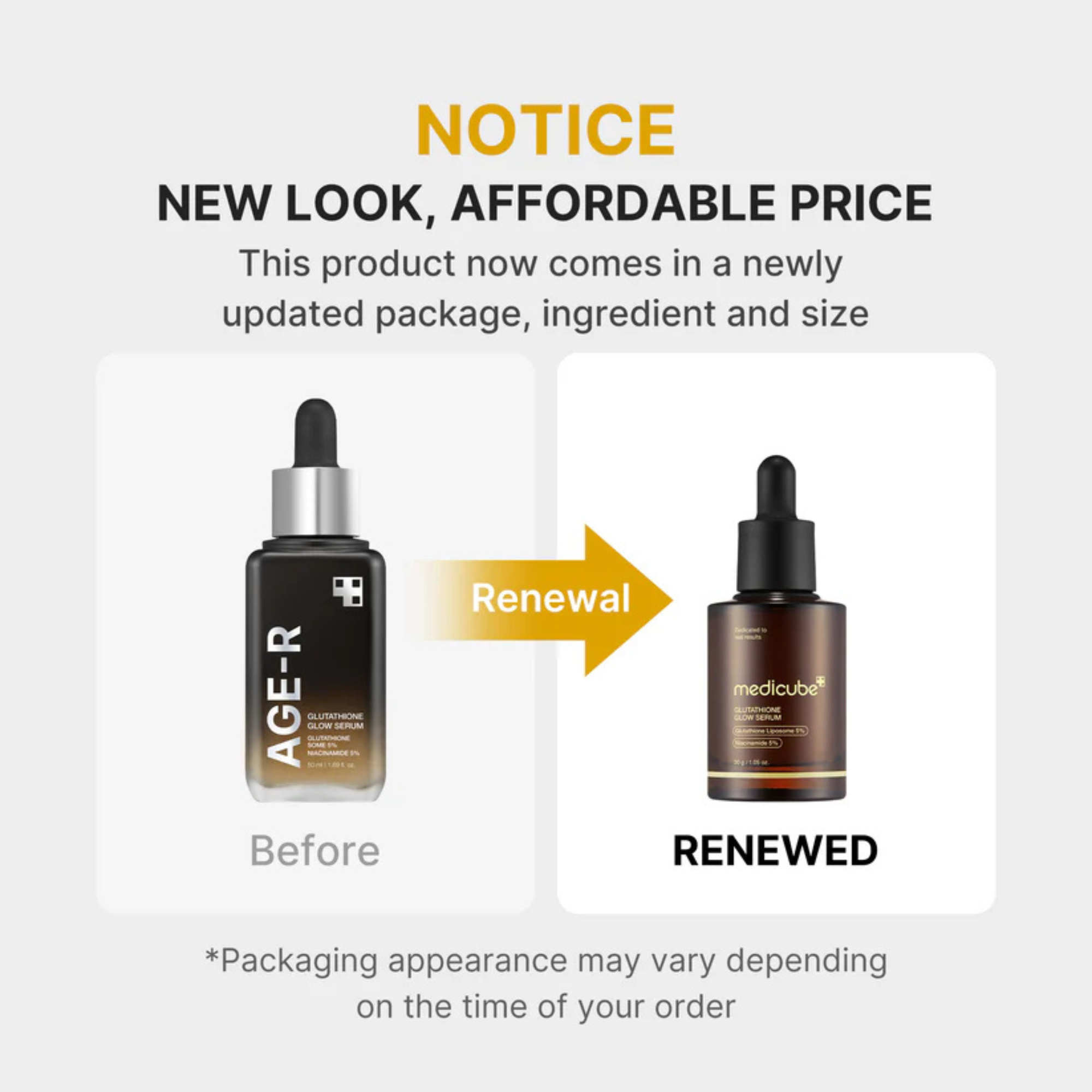 Medicube Age-R Glutathione Glow Serum 30gm