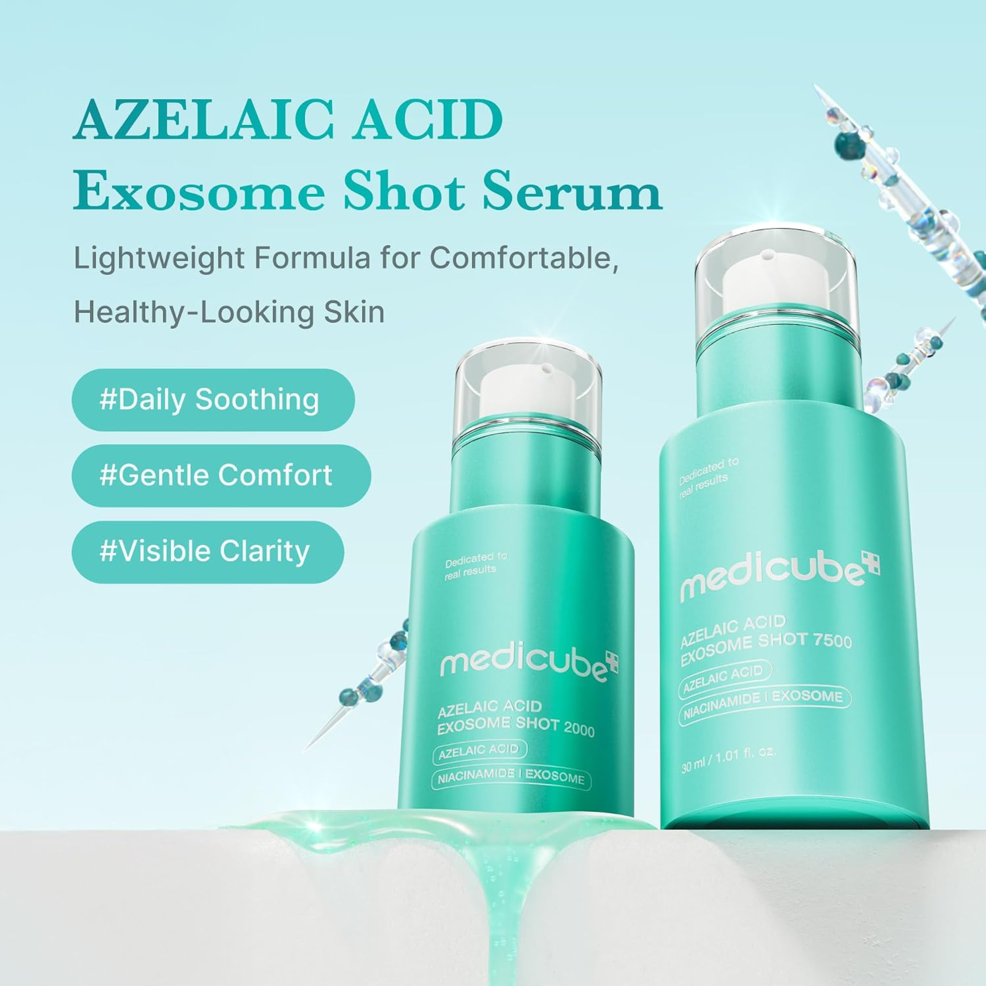 Medicube Azelaic Acid Exosome Shot Pore Ampoule 7500