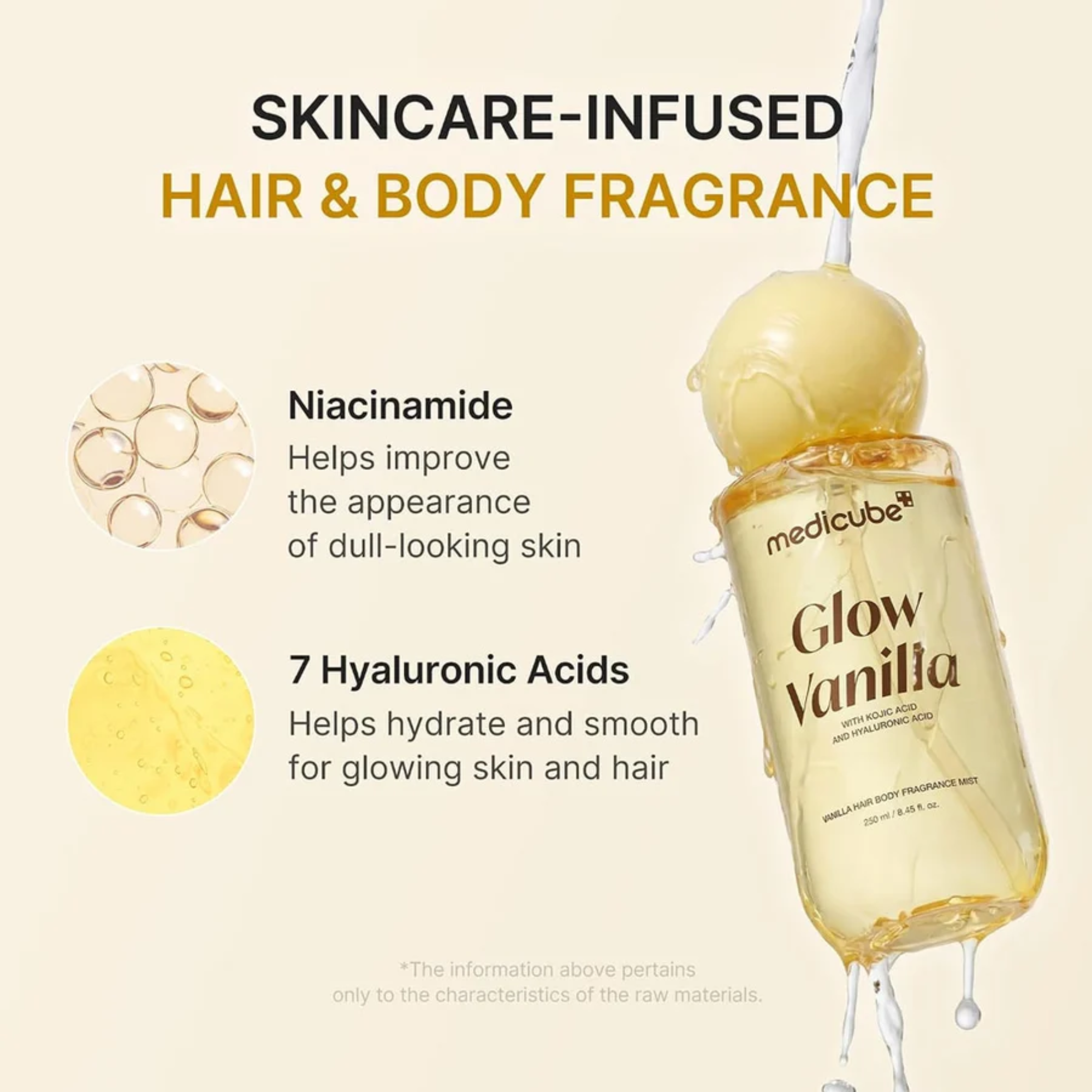 Medicube Glow Vanilla Hair & Body Fragrance Mist Unisex