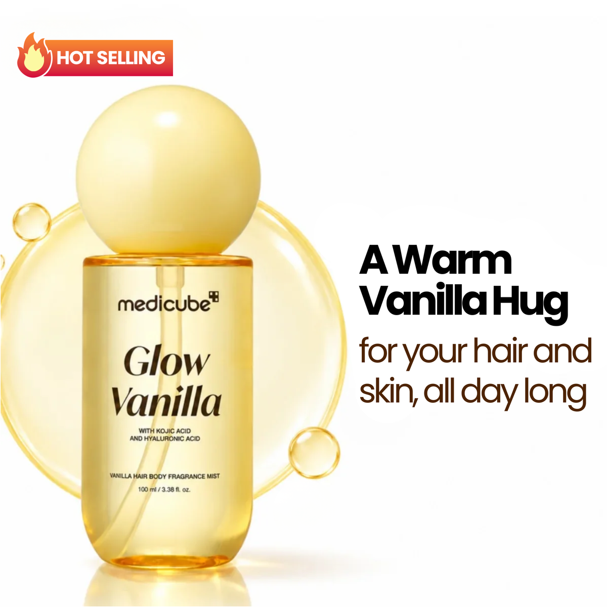 Medicube Glow Vanilla Hair & Body Fragrance Mist Unisex