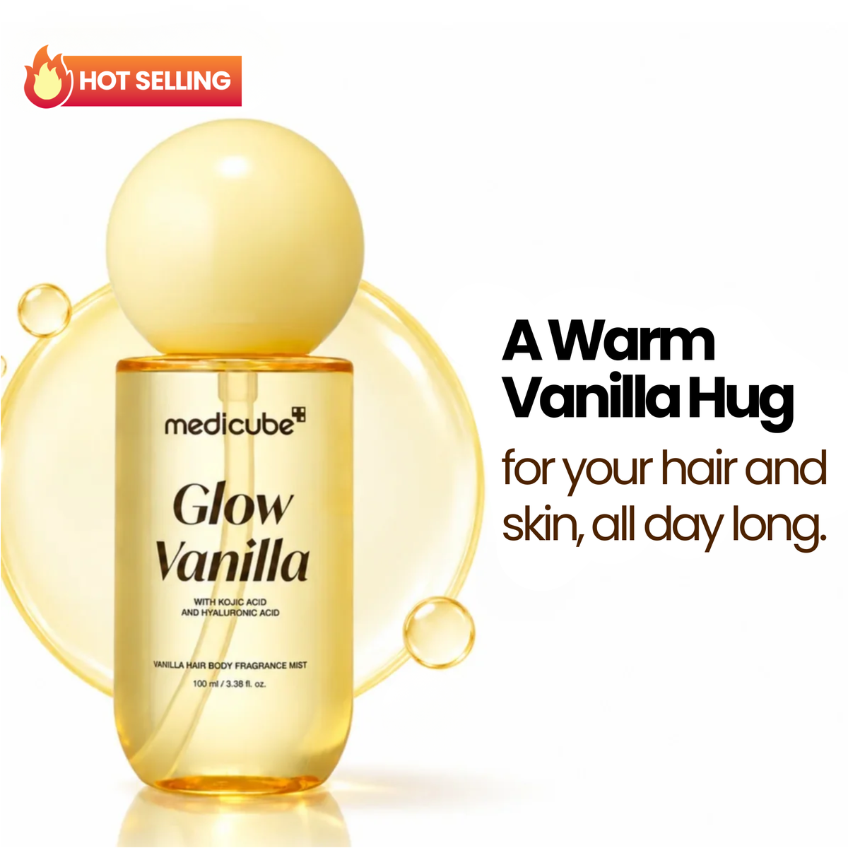 Medicube Glow Vanilla Hair & Body Fragrance Mist Unisex