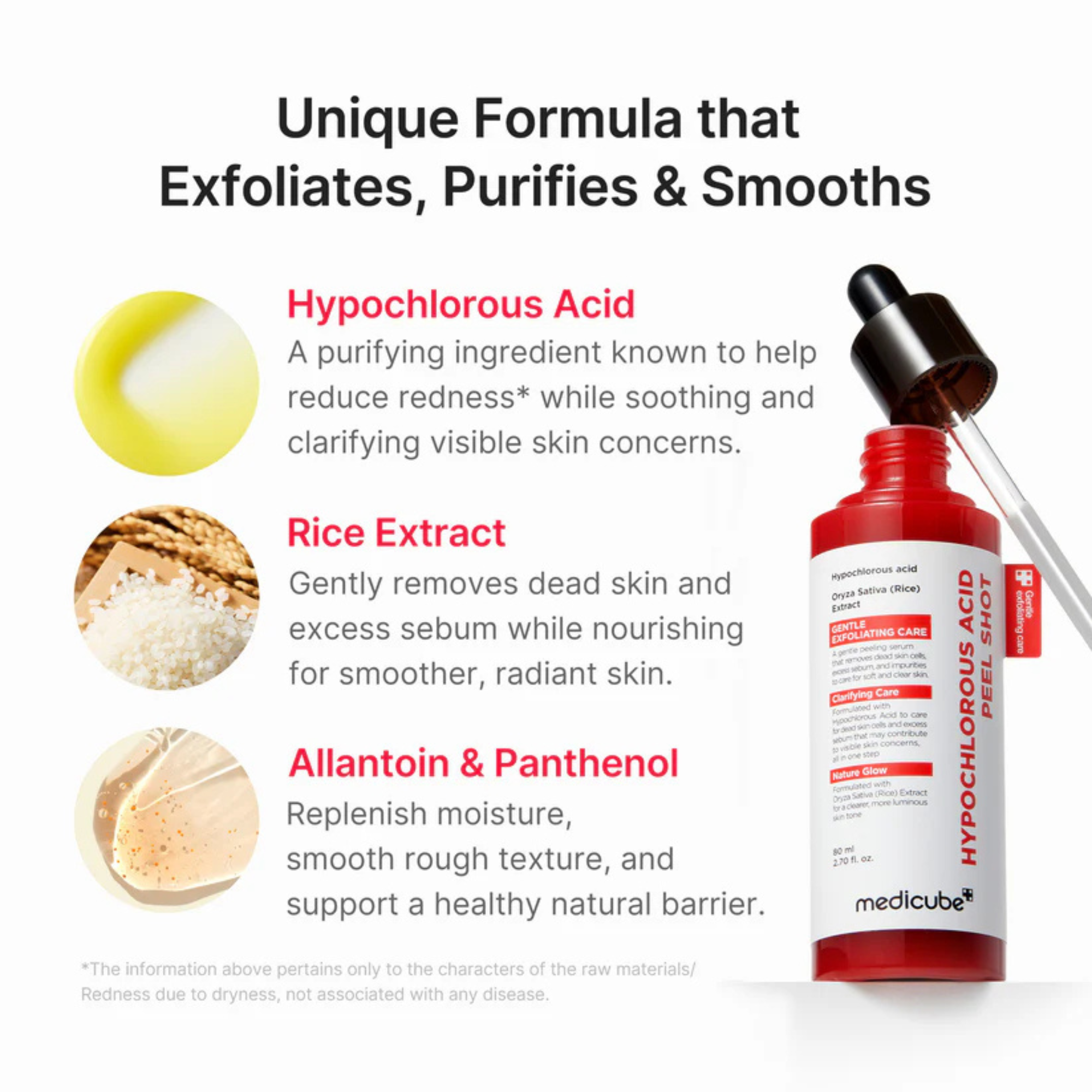 Medicube Hypochlorous Acid Rice Peel Shot 80ml