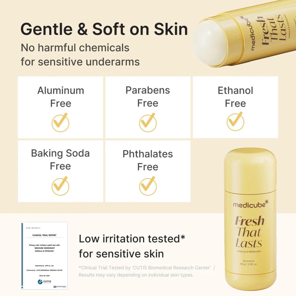 Medicube Vanilla & Pistachio Deodorant