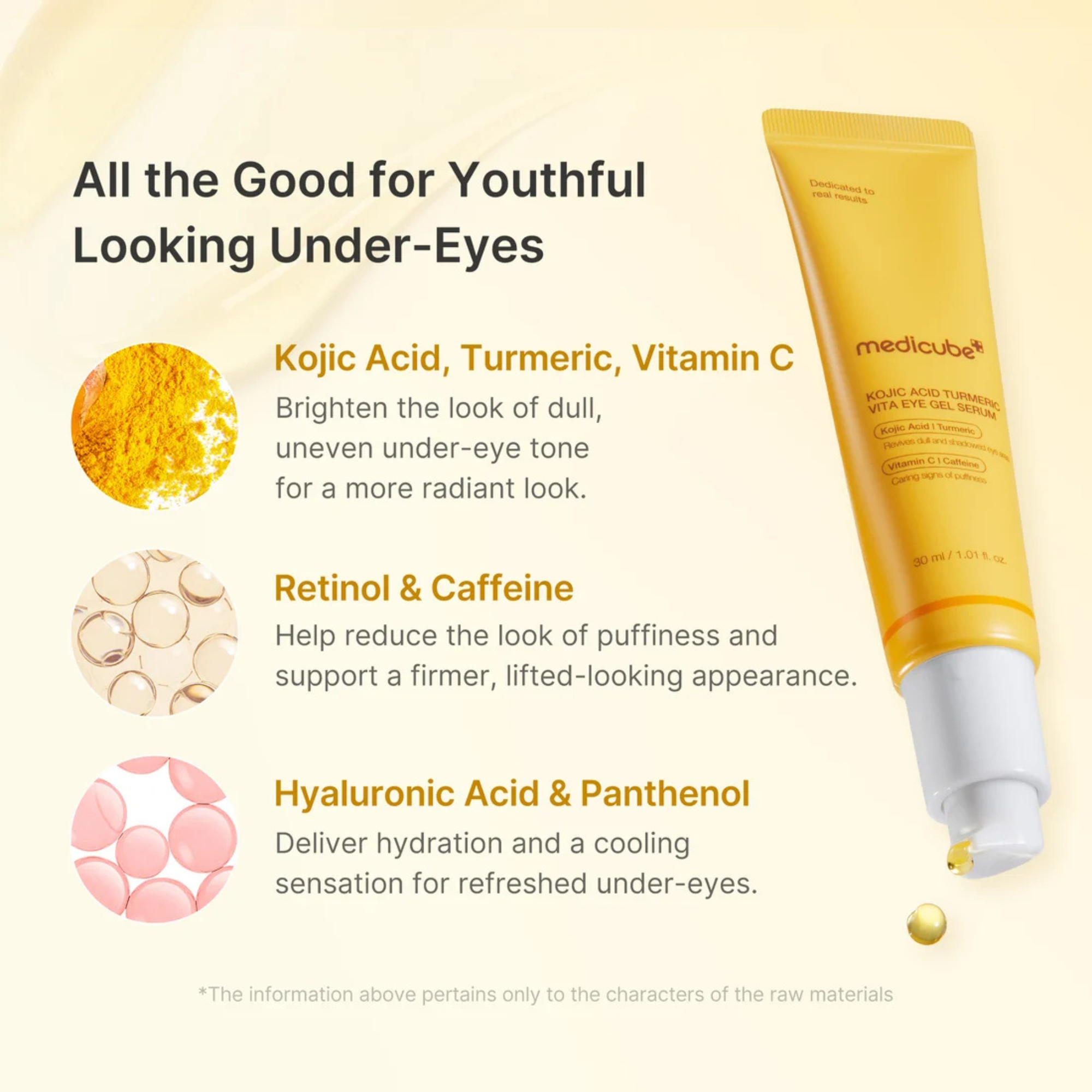 Medicube Kojic Acid Tumeric Eye Gel Serum