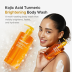 Medicube Kojic Acid Turmeric Vita Brightening Body Wash 400ml how to use