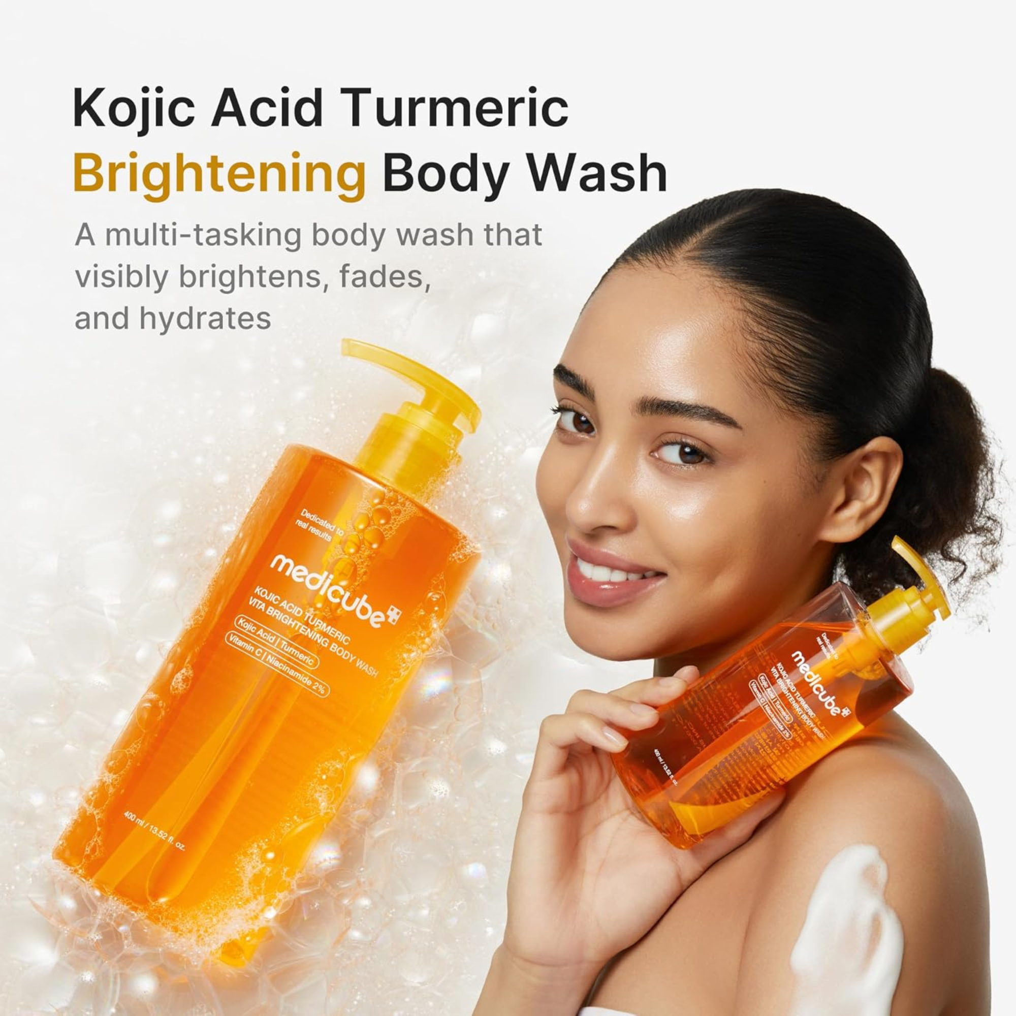 Medicube Kojic Acid Turmeric Vita Brightening Body Wash 400ml