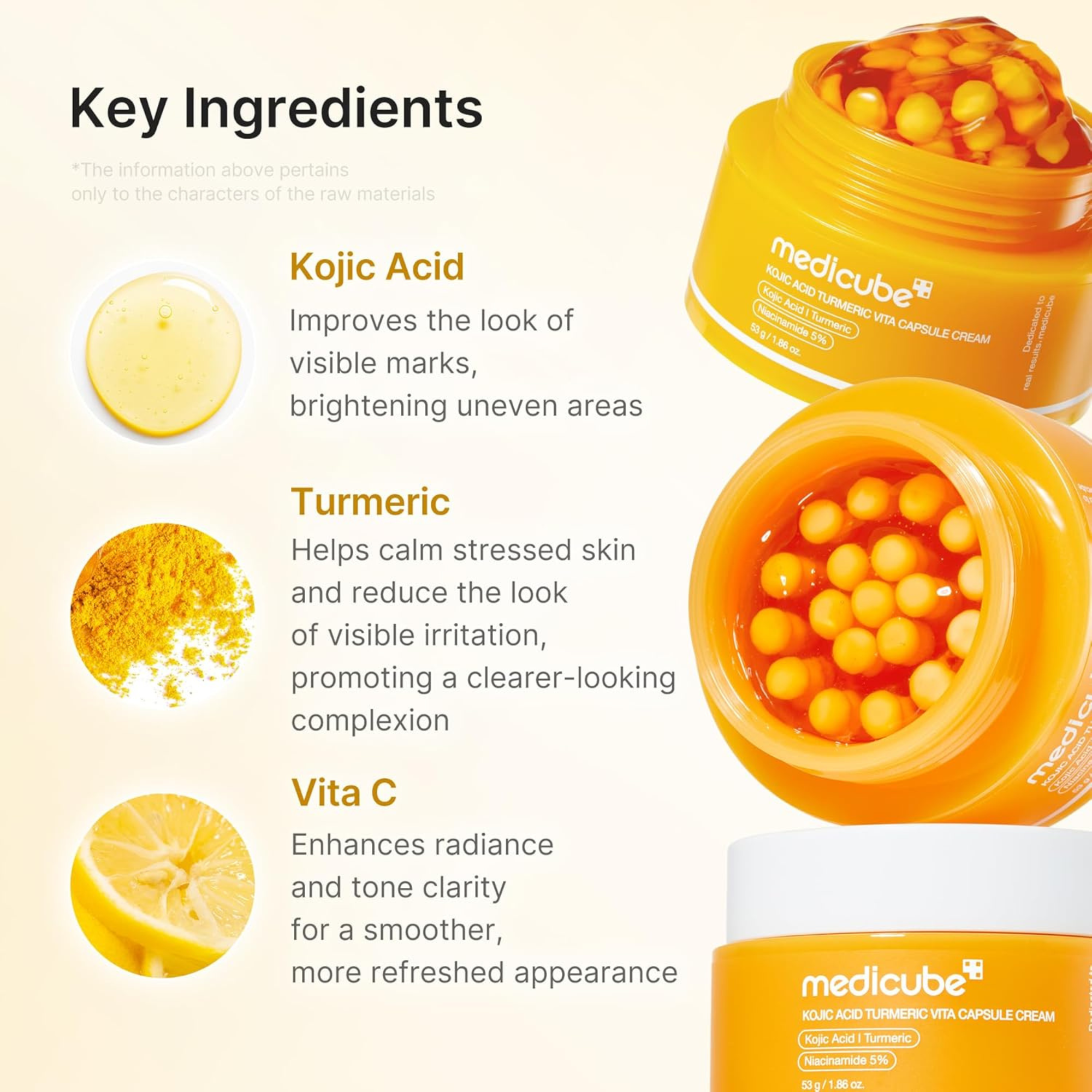 Medicube Kojic Acid Turmeric Vita Capsule Cream 53gm