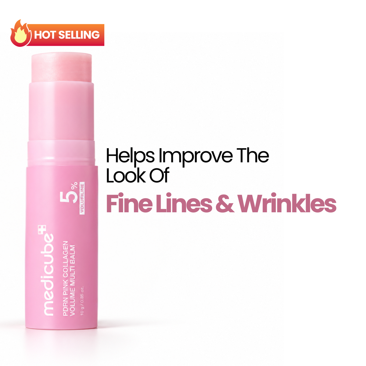 Medicube PDRN Pink Collagen Volume Multi Balm Stick 5% Volufiline