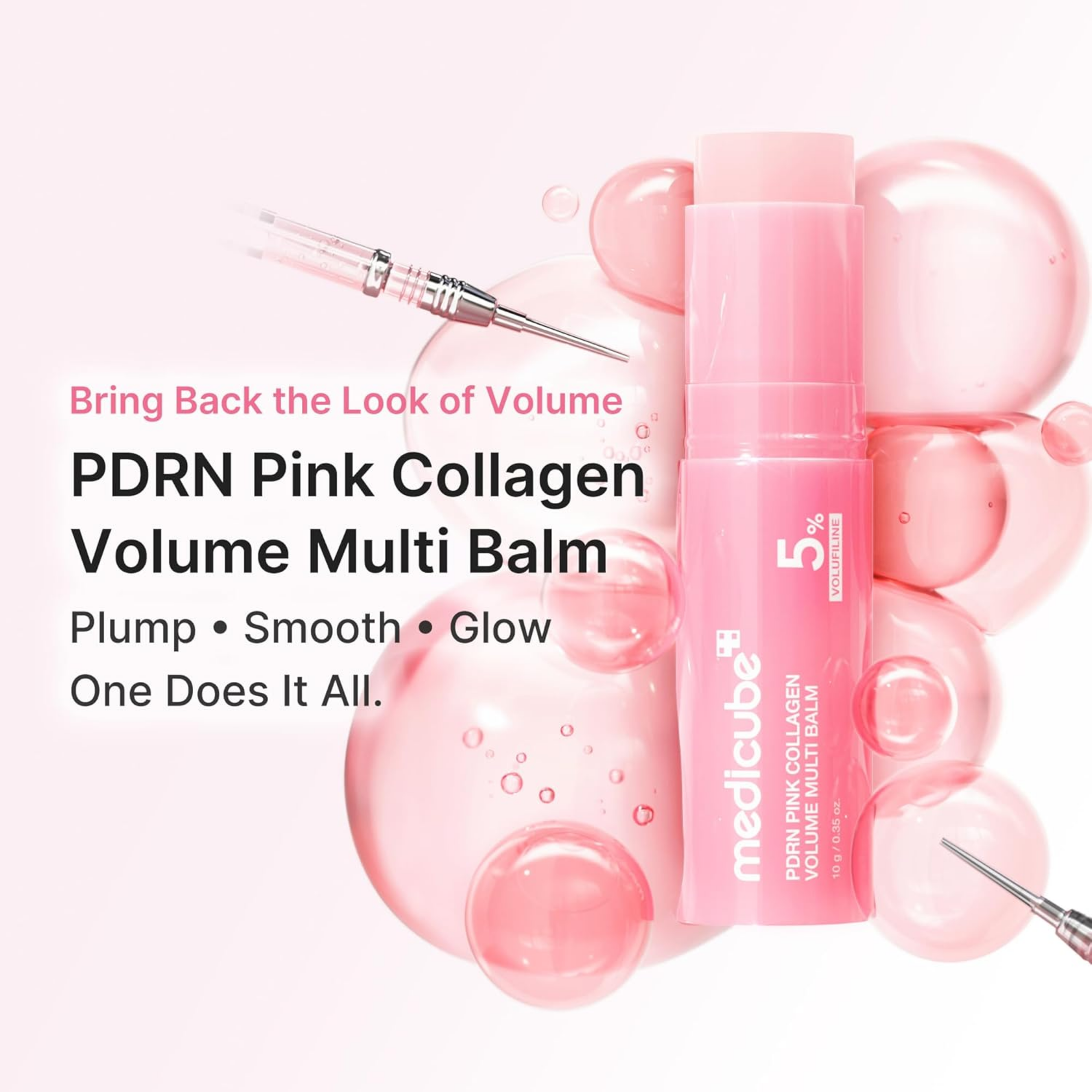 Medicube PDRN Pink Collagen Volume Multi Balm Stick 5% Volufiline