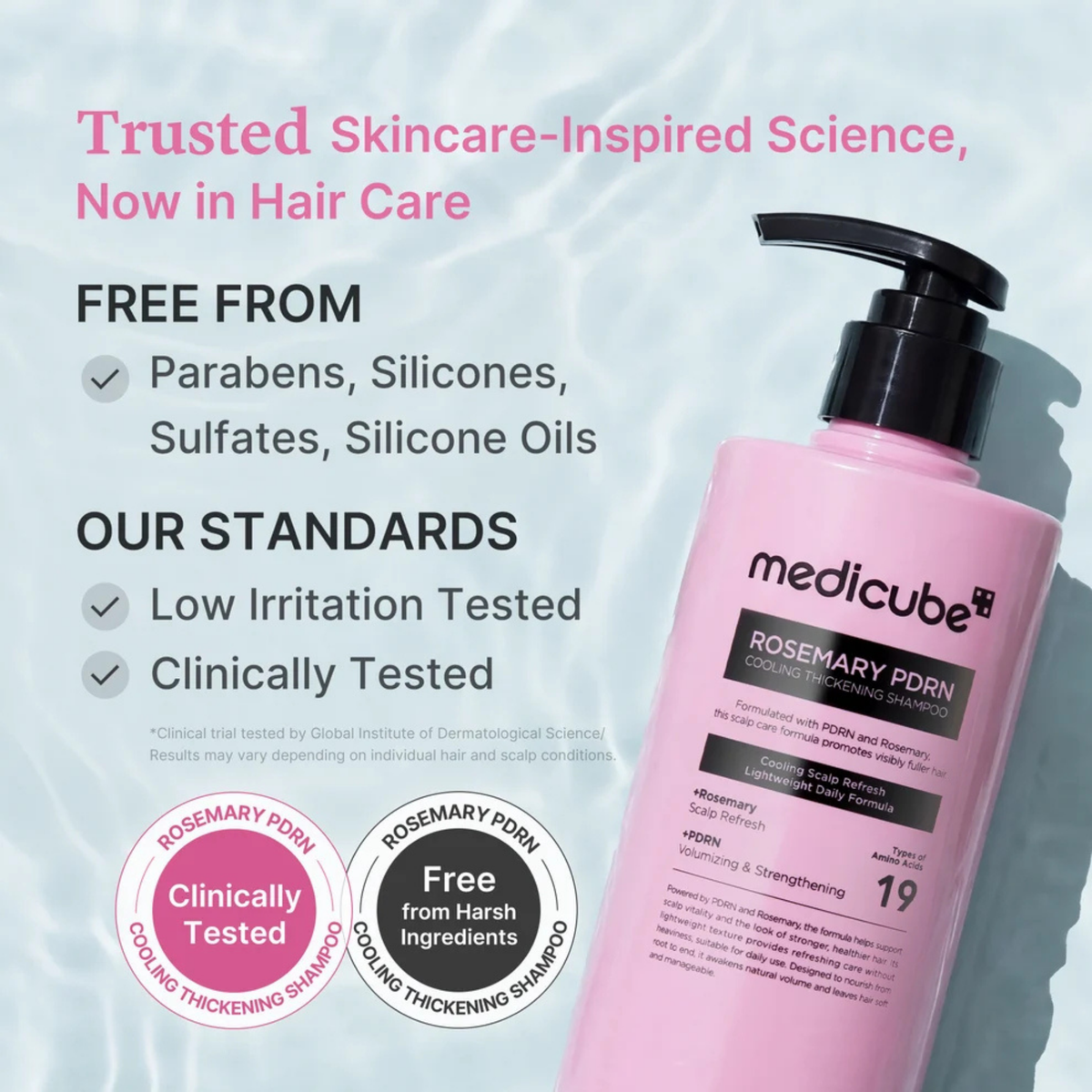Medicube Rosemary PDRN Cooling Thickening Shampoo