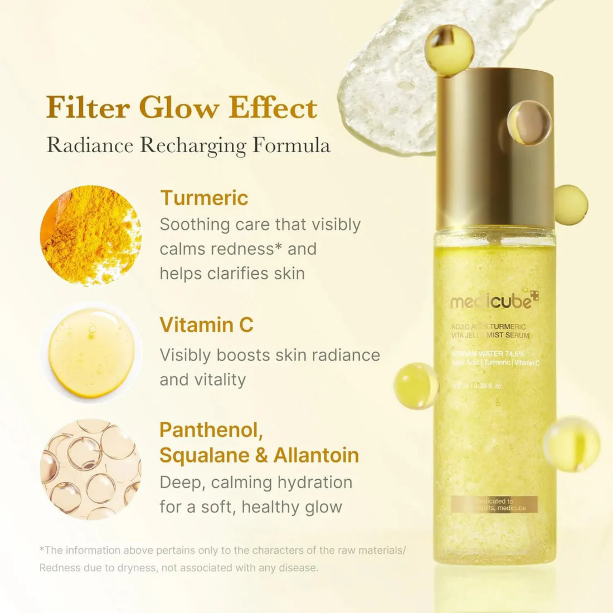 Medicube Kojic Acid Turmeric Vita Jelly Mist Serum 100ml how to use
