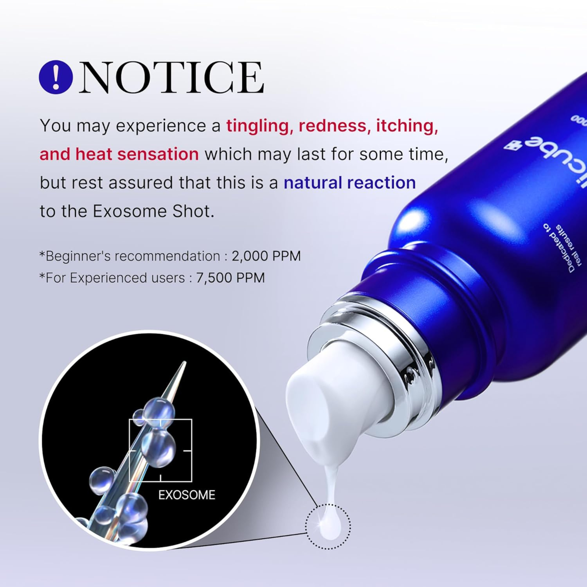 Medicube One Day Exosome Shot Pore Ampoule 7500 how to use