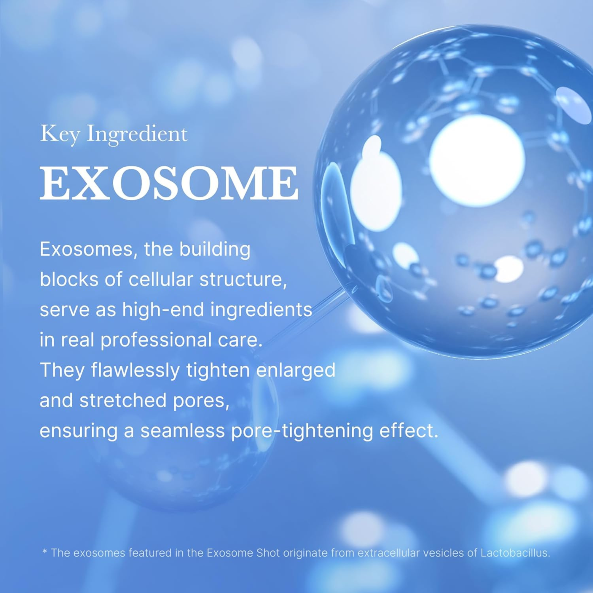 Medicube One Day Exosome Shot Pore Ampoule 7500 ingredients