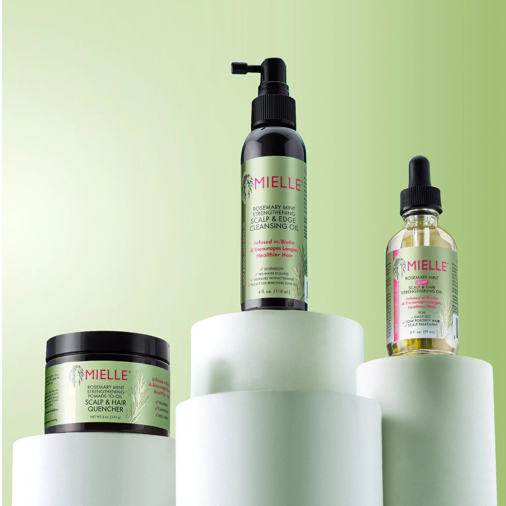 Mielle Rosemary Mint Strengthening Pomade-to-Oil Scalp & Hair Quencher 142gm ingredients