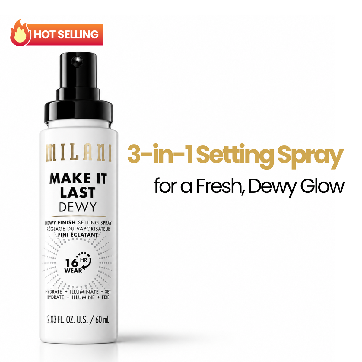 Milani Make It Last Dewy Finish Setting Spray 60ml