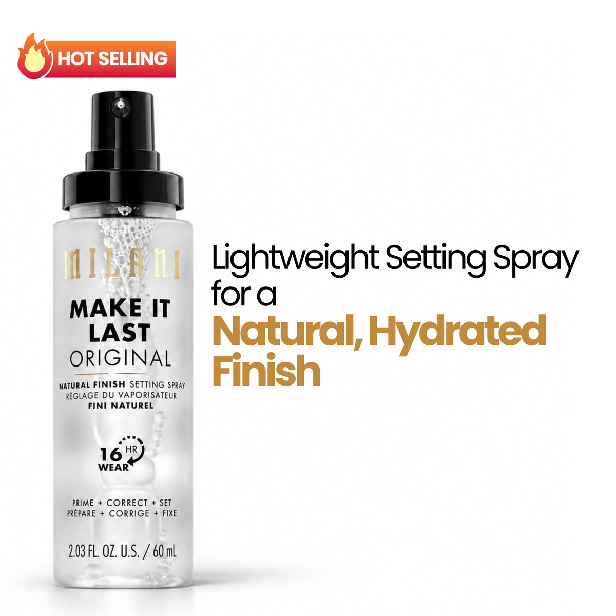 Milani Make It Last Original Natural Finish Setting Spray 60ml