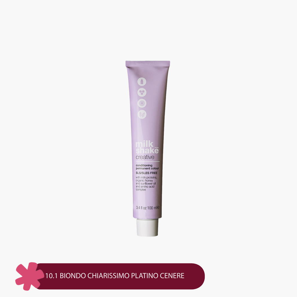 Milkshake New Creative Conditioning Permanent Colour 10.1 BIONDO CHIARISSIMO PLANTINO CENERE 100ml