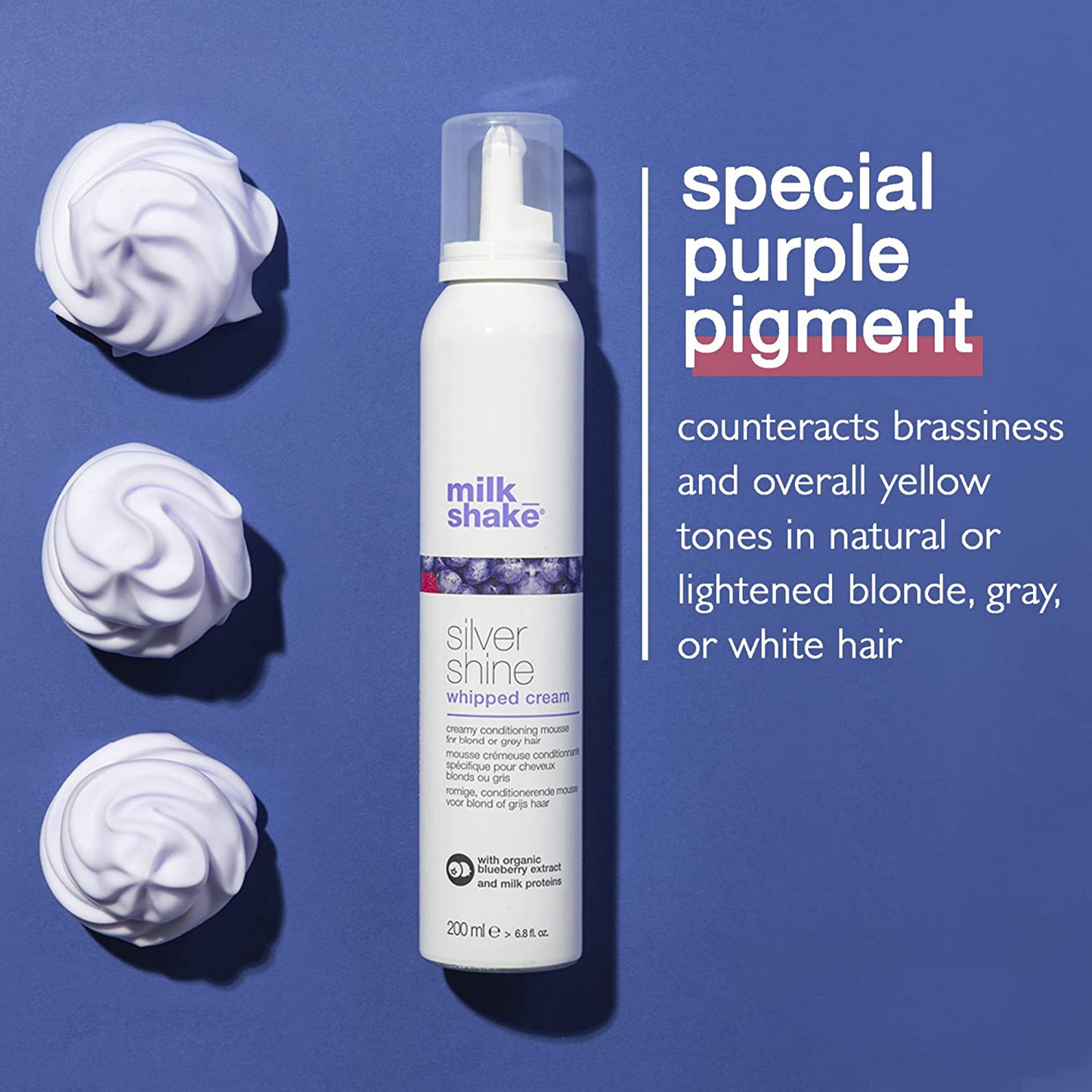 Milkshake Silver Shine Whipped Cream Conditioning Foam 200ml